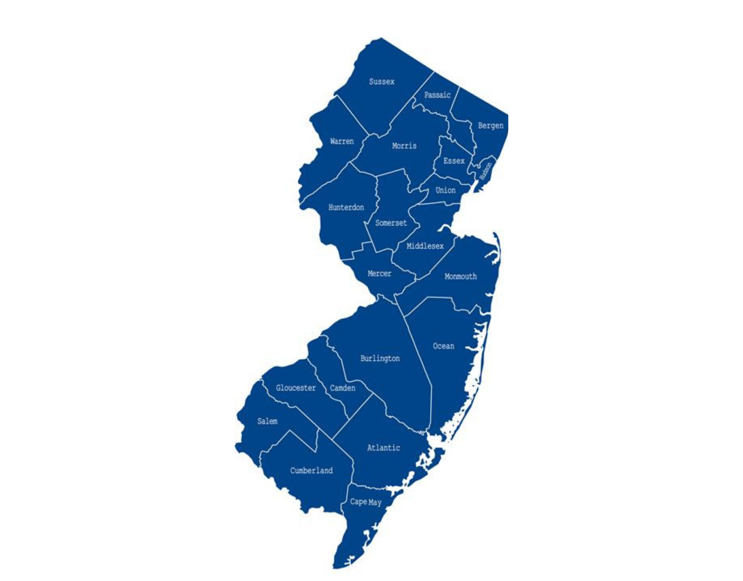 Map of New Jersey