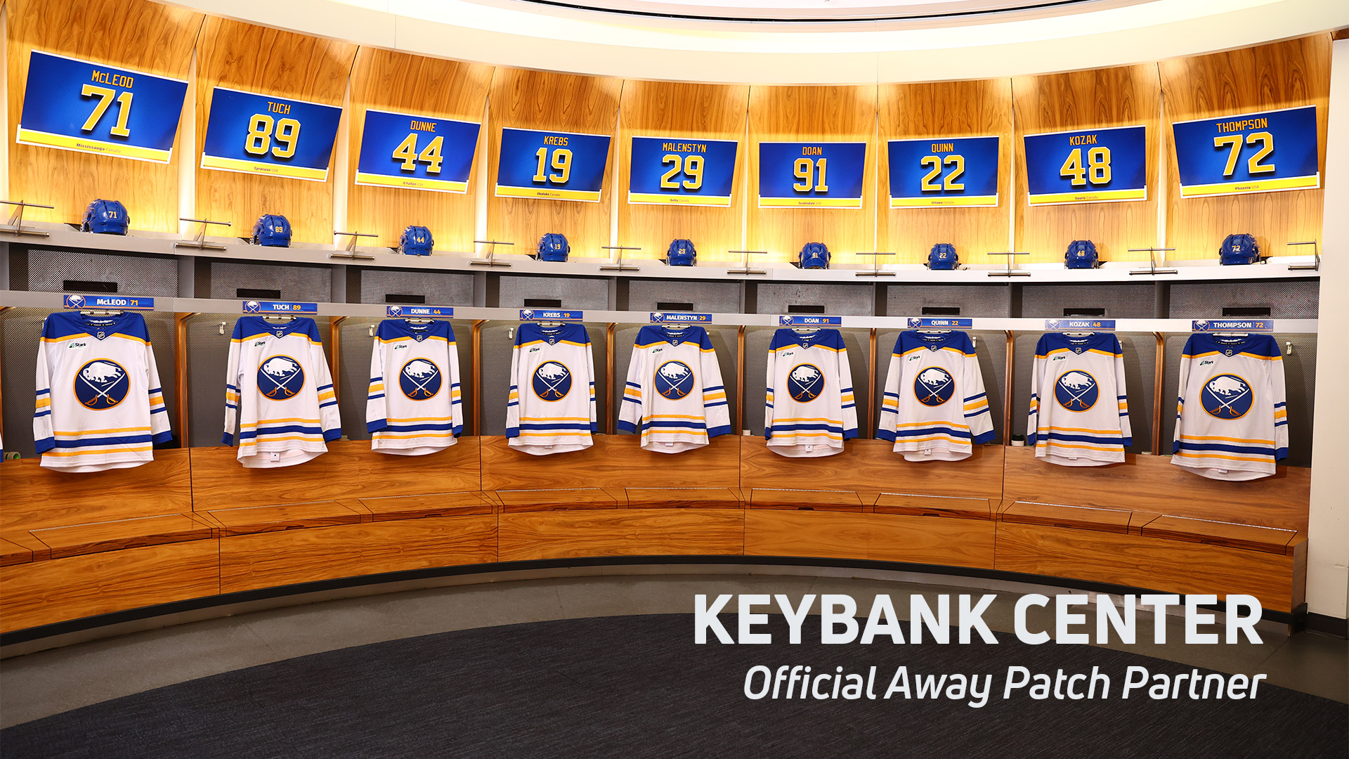 Sabres Away Patch Partner